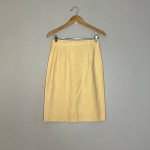 Vintage 100% Linen Pencil Skirt by Meridian